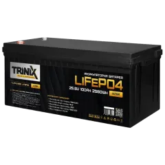 Trinix TLFP-24100 Ultra 25.6В 100А•час 100А Литиевая аккумуляторная батарея Trinix TLFP-24100 Ultra 25.6В 100А•час 100А Литиевая аккумуляторная батарея