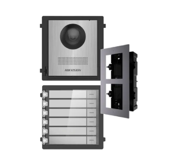 DS-KD8003-IME1NS + DS-KD-ACF2/Plastic + DS-KD-KK/S Комплект модулей Hikvision DS-KD8003-IME1NS + DS-KD-ACF2/Plastic + DS-KD-KK/S Комплект модулей Hikvision