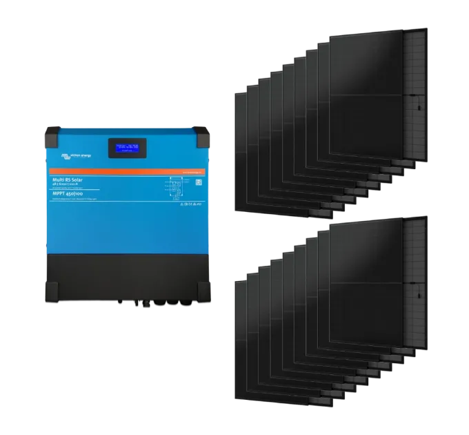 Victron Energy Multi RS Solar 48/6000/100-450/80 + AIKO A445-MAH54Mb 5.3 кВт Система автономного живлення однофазна