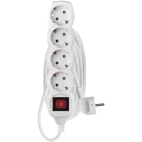 EMOS P1423R 4 розетки 3 м Мережевий подовжувач EMOS P1423R 4 розетки 3 м Мережевий подовжувач