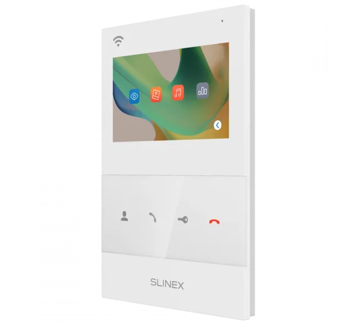 Slinex SQ-04N Cloud white + ML-17HD black Комплект видеодомофон + панель вызова