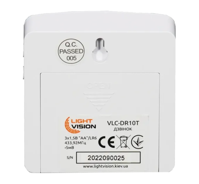 Light Vision VLC-DR10T(Tuya) Дверной звонок