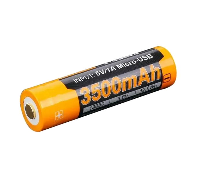 Fenix ARB-L18-3500U Аккумулятор 18650 3500 mAh micro usb зарядка Fenix ARB-L18-3500U Аккумулятор 18650 3500 mAh micro usb зарядка