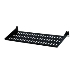 Hypernet CS-280-1U-BLACK Полиця для 19" шафи, глибина 280 мм 1U BLACK