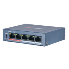Hikvision DS-3E0105P-E/M(B) POE Коммутатор 4 порта неуправляемый