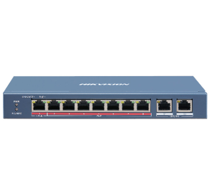Hikvision DS-3E0310HP-E POE Коммутатор 8 портов неуправляемый