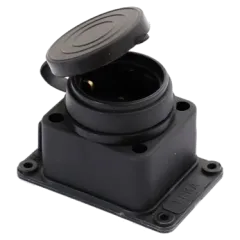 ERKA 6001 Колодка одинарная с заглушкой 1*16 (каучук)