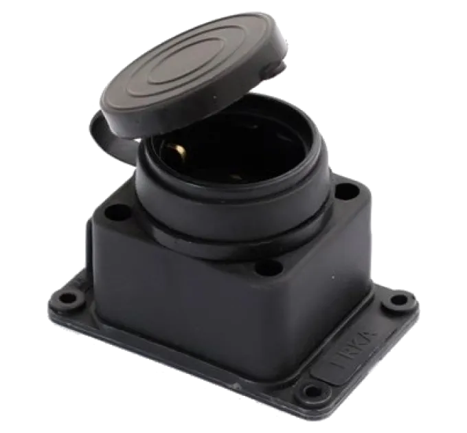 ERKA 6001 Колодка одинарна з заглушкою 1*16 (каучук)