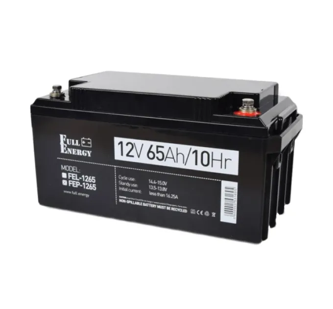 Full Energy FEP-1265 Аккумулятор 12В 65 Ач для ИБП Full Energy FEP-1265 Аккумулятор 12В 65 Ач для ИБП