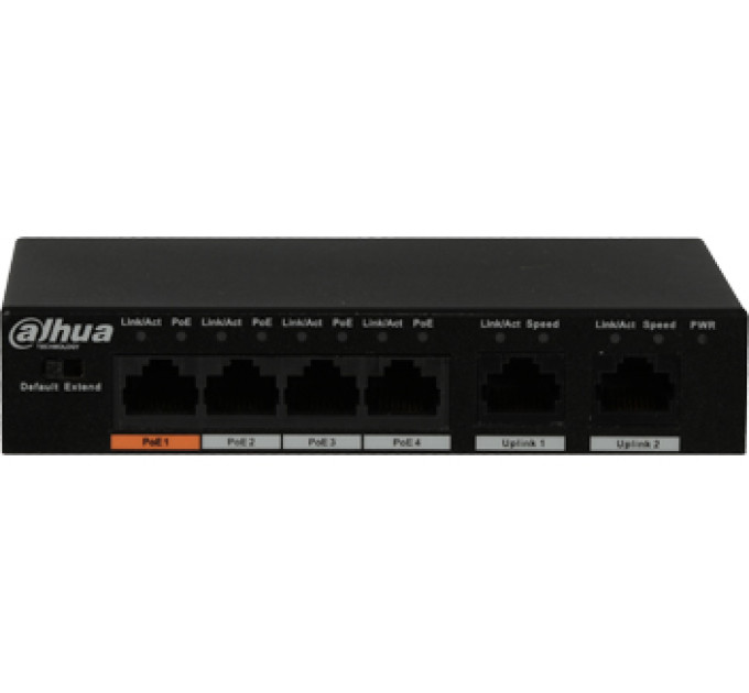 DH-PFS3006-4ET-60 4-портовый РоЭ коммутатор DH-PFS3006-4ET-60 4-портовый РоЭ коммутатор