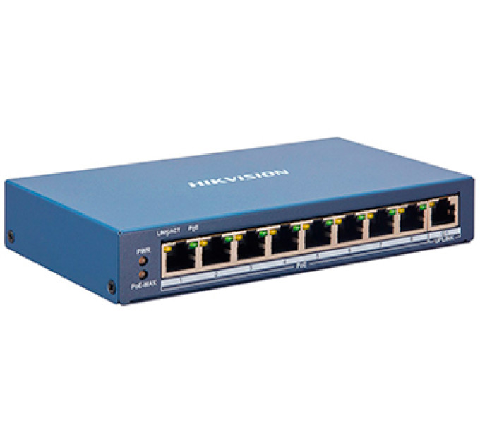 DS-3E1309P-EI 8-портовый управляемый POE коммутатор Hikvision