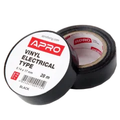 APRO 0.14х17 мм 20 м Iзоляцiйна стрiчка чорна 