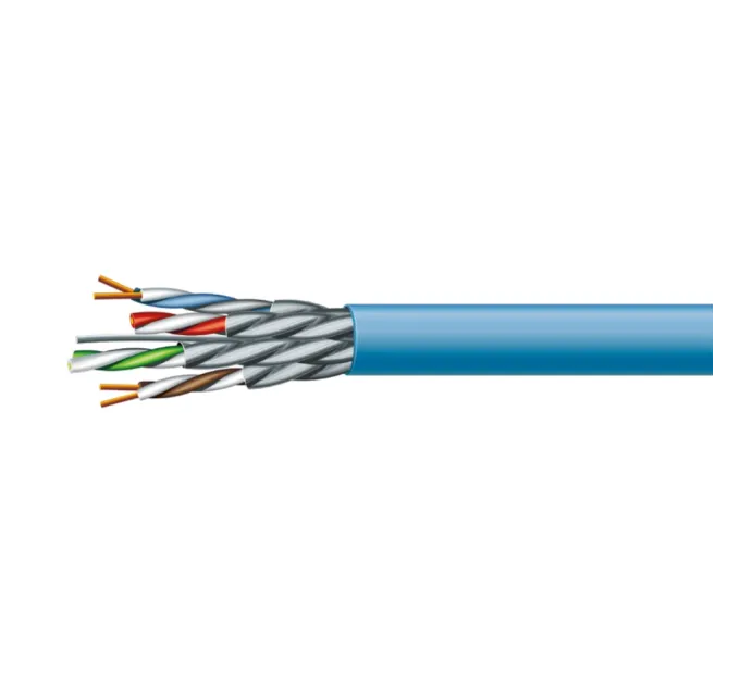Cat. 6 A U/FTP LSZH 4х2х23 AWG(к) бухта 500м. Кабель витая пара ЗЗКМ Cat. 6 A U/FTP LSZH 4х2х23 AWG(к) бухта 500м. Кабель витая пара ЗЗКМ