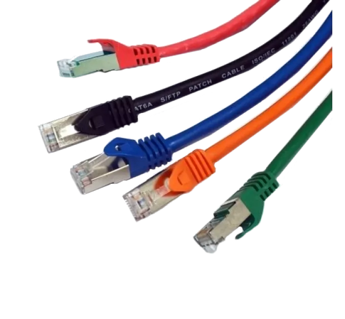 Патч-корд S/FTP L&W ELECTRONICAL 1 м, кат. 6А, синий, LW