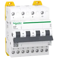 Schneider Electric iSSW Acti9 4P 40A Перемикач 3-х позиційний Schneider Electric iSSW Acti9 4P 40A Перемикач 3-х позиційний