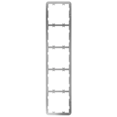 Ajax Frame (5 seats) vertical [55] ASP Рамка для пяти выключателей
