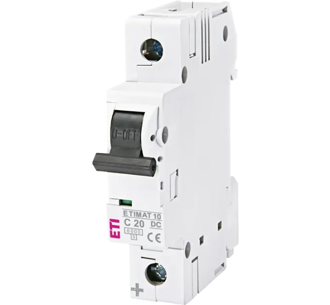 ЭТИ ETIMAT 10 DC 1p C 20A (6 kA) Автоматический выключатель