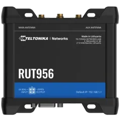 Teltonika RUT956 с 4G LTE, Wi-Fi, RS-232, RS-485 Промышленный сотовый маршрутизатор