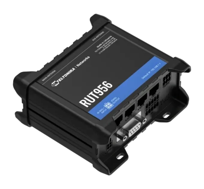 Teltonika RUT956 з 4G LTE, Wi-Fi, RS-232, RS-485 Промисловий стільниковий маршрутизатор