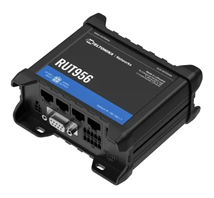 Teltonika RUT956 з 4G LTE, Wi-Fi, RS-232, RS-485 Промисловий стільниковий маршрутизатор