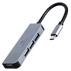 Cablexpert UHB-CM-U3P1U2P3-01USB-С 1 х USB 3.1 Gen1 (5 Gbps), 3 х USB 2.0 USB-концентратор Cablexpert UHB-CM-U3P1U2P3-01USB-С 1 х USB 3.1 Gen1 (5 Gbps), 3 х USB 2.0 USB-концентратор