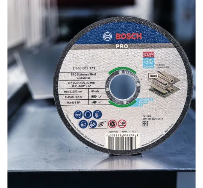 Bosch PRO for Inox 125×1 мм Круг отрезной