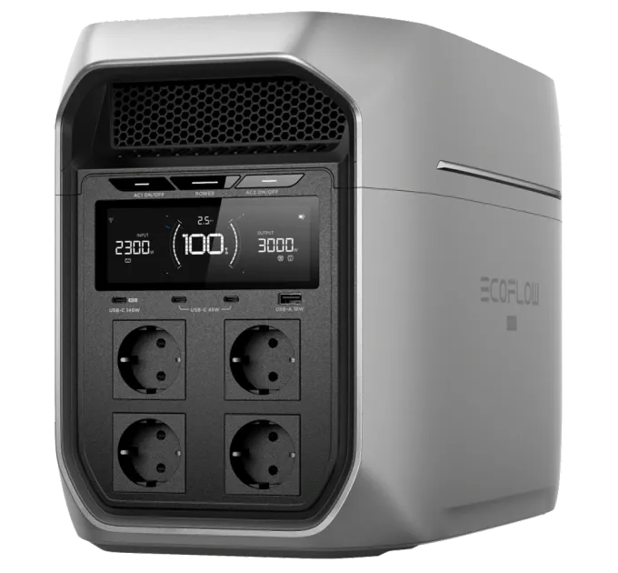 EcoFlow DELTA 3 Max Plus 2048 Вт·г Портативна зарядна станція