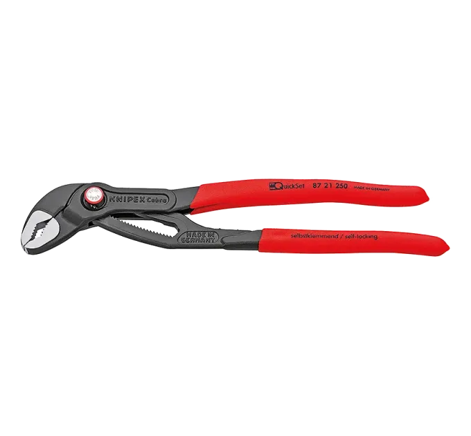 KNIPEX 87 21 250 QuickSet (з автоспуском) Cантехнічні кліщі KNIPEX 87 21 250 QuickSet (з автоспуском) Cантехнічні кліщі