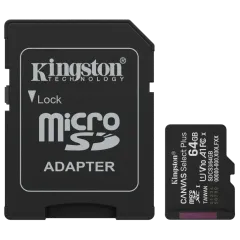 Kingston MICRO SDXC 64GB UHS-I W/ADAPTER Модуль флеш-пам'яті