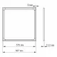 VIDEX ART 40Вт 4100K LED панель