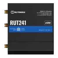 Teltonika RUT241 с 4G LTE, Wi-Fi, eSIM Промышленный сотовый маршрутизатор