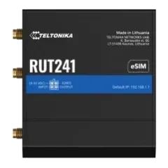 Teltonika RUT241 с 4G LTE, Wi-Fi, eSIM Промышленный сотовый маршрутизатор