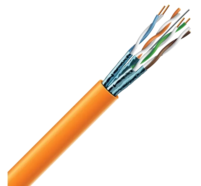 Cat 6A 4x2x23 AWG LSZH (к) 305 м Кабель вита пара ЗЗКМ (S/FTP мідь внутрішній)