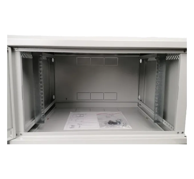 EServer 6U 600х350х370 стекло, серый Шкаф