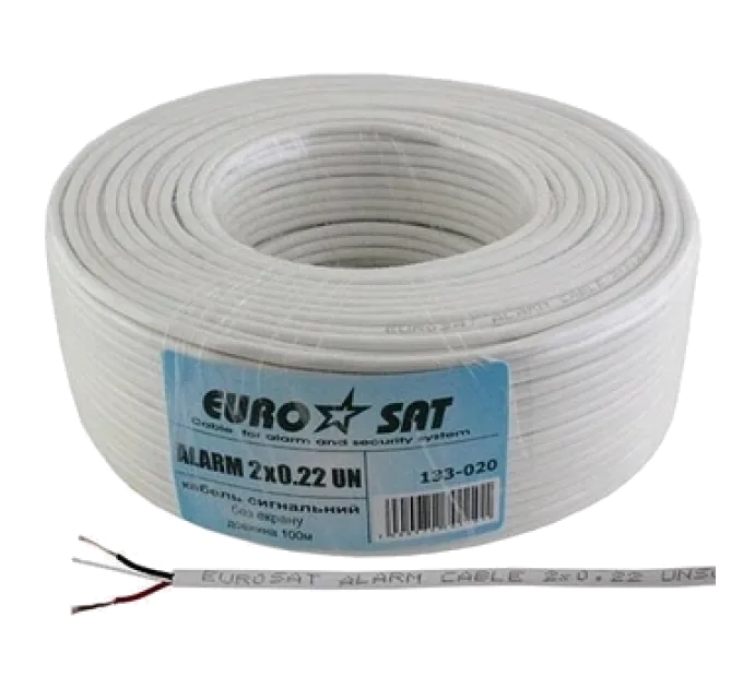 EUROSAT 10x0.22 CU Кабель (бух 100м)
