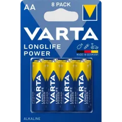 VARTA LONGLIFE POWER AA BLI 8 шт Батарейка VARTA LONGLIFE POWER AA BLI 8 шт Батарейка