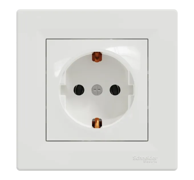 Schneider Electric ASFORA EPH2900121 Розетка одинарна із заземленням