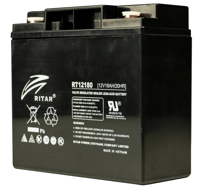 Ritar RT12180 18А•ч 12В Свинцово-кислотная аккумуляторная батарея