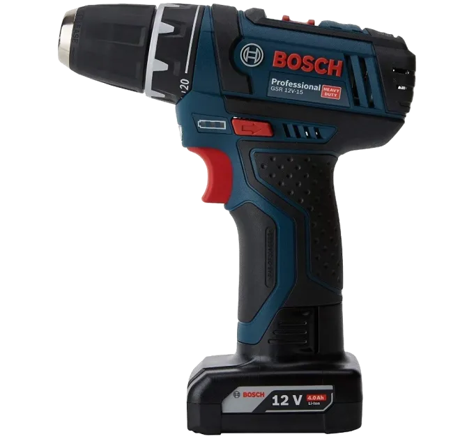 Bosch Professional GSR 12V-15 Аккумуляторная дрель-шуруповерт + набор бит|+ сверла(39 шт.)