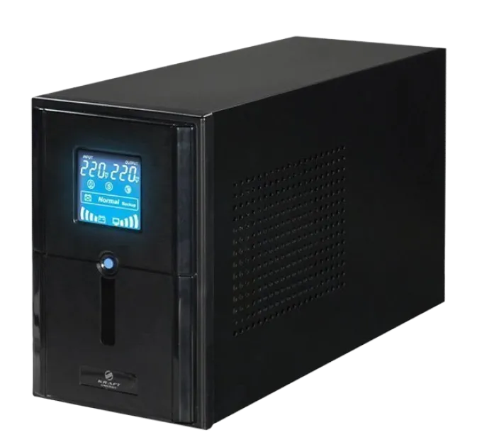 Kraft KRF-PSW1000VA/800W(LCD) Джерело безперебійного живлення батарея 24V Kraft KRF-PSW1000VA/800W(LCD) Джерело безперебійного живлення батарея 24V