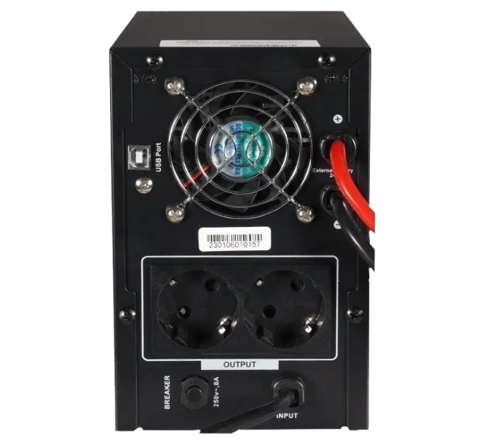 Kraft KRF-PSW1000VA/800W(LCD) Джерело безперебійного живлення батарея 24V