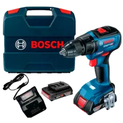 Bosch Professional GSR 18V-50 (06019H5000) Акумуляторний дриль-шурупокрут + 2 акб 18 В / 2 А•г + ЗП GAL 18V-20 + L-Case