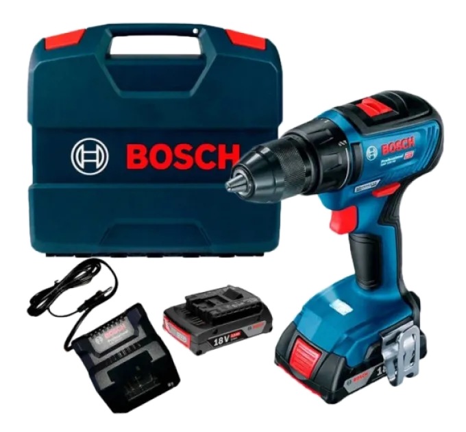 Bosch Professional GSR 18V-50 (06019H5000) Акумуляторний дриль-шурупокрут + 2 акб 18 В / 2 А•г + ЗП GAL 18V-20 + L-Case
