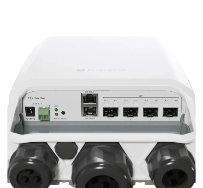 Mikrotik FiberBox Plus (CRS305-1G-4S+OUT) Коммутатор 4 порта управляемый
