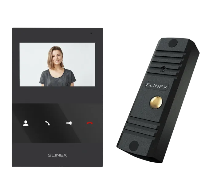 Slinex ML-16HD(Black)+SQ-04M(Black) Комплект видеовідомофона Slinex ML-16HD(Black)+SQ-04M(Black) Комплект видеовідомофона