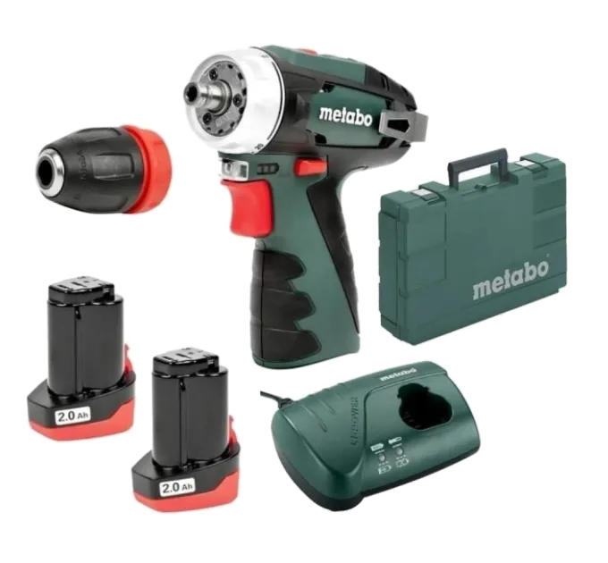 Metabo PowerMaxx BS Quick Basic (600156500) Аккумуляторная дрель-шуруповерт Metabo PowerMaxx BS Quick Basic (600156500) Аккумуляторная дрель-шуруповерт