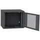 IPCOM 9U 600x600 Шкаф телекоммуникационный двери перф (черный)