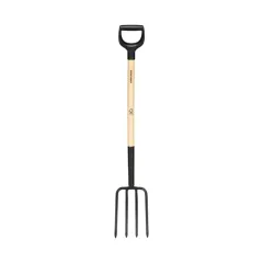 Fiskars-Solid™-1070676 Вилы садовые с деревянной ручкой