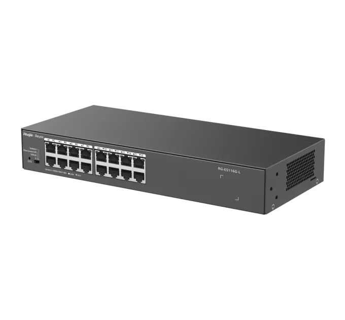 Ruijie Reyee RG-ES116G-L Коммутатор 16 портов неуправляемый