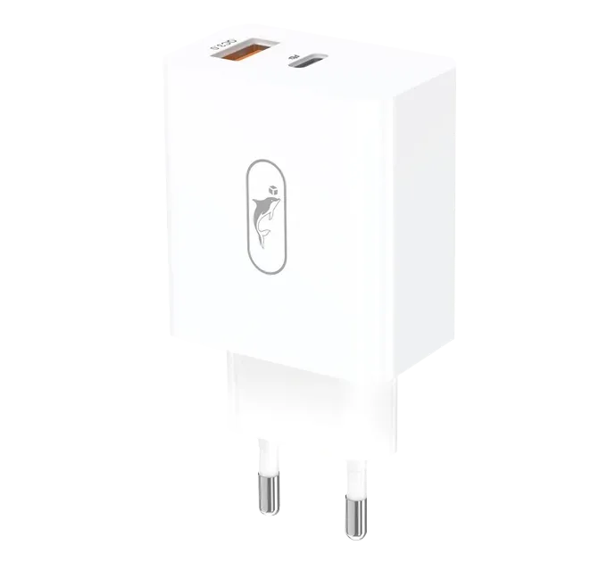 SkyDolphin SC02 (2USBx2.4A) White (MZP-000185) Сетевое зарядное устройство SkyDolphin SC02 (2USBx2.4A) White (MZP-000185) Сетевое зарядное устройство
